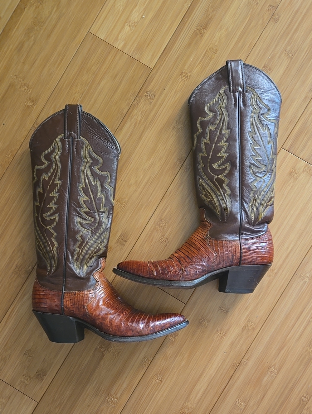 Vintage Justin Womens Boots Western Cowboy Boots - 7.5